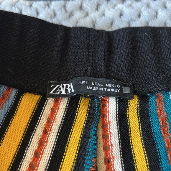 Zara Striped Cotton Minishorts - Picture 6 of 6